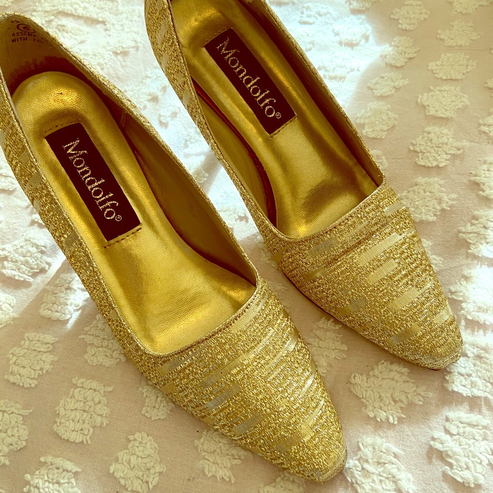 Gold Formal Shoes